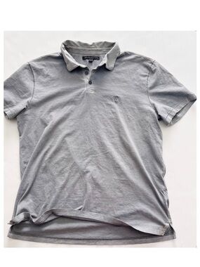John Varvatos Polo Golf Shirt Top Mens M